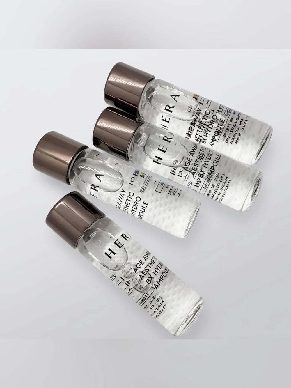 HERA Age Away Aesthetic Hydro Ampoule Travel Samples Lot of 4 (5ml x 4)
